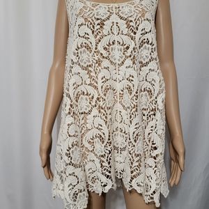 Lane bryant 24/26 white coverup top NWOT